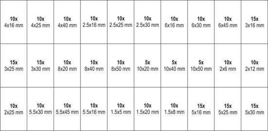 Штифти розрізні Ø1.5-10 X 5-50 мм Yato YT-06785 YT-06785 фото