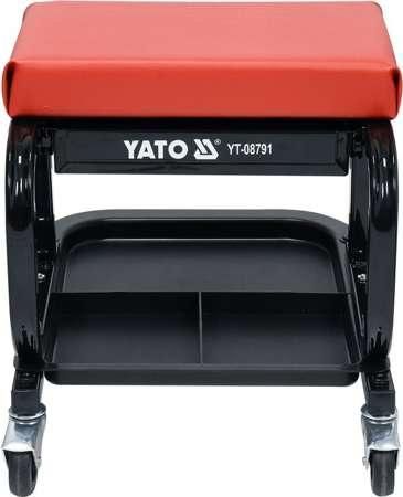 Табурет на колесах для мастерской с ящиком YATO YT-08791 YT-08791 фото