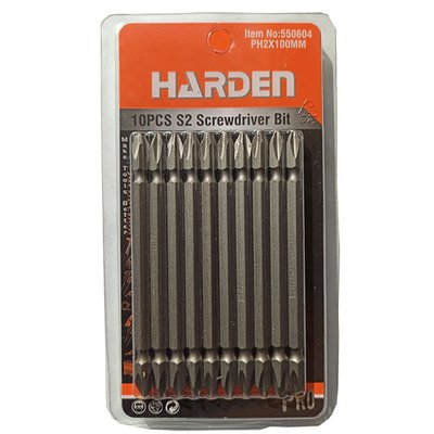 Набор бит отверточных двухсторонних PH2X100mm Harden Tools 550604 550604 фото