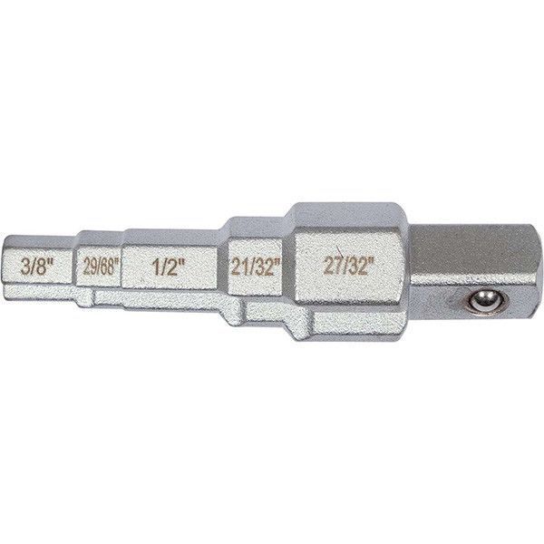 Ключ ступінчастий з тріскачкою квадрат 1/2" для головок 3/8"/29/68"/1/2"/21/32"/27/32" Yato YT-03314 YT-03314 фото