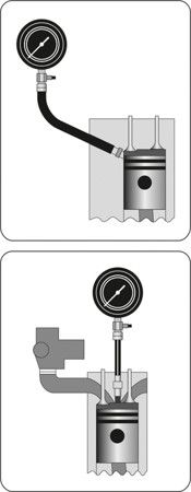 Компрессометр для бензинових двигунів зі змінними наконечниками YATO YT-7302 YT-7302 фото