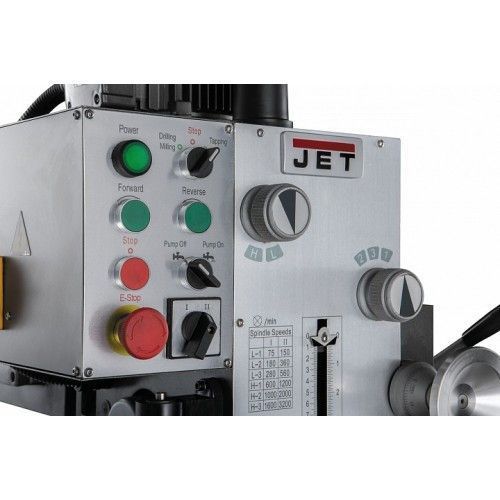 Свердлильний верстат з редуктором 400В (фрезF &Oslash;32) 1.1/1.5 кВт JET JMD-40PFCT JMD-40PFCT фото