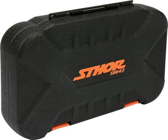 Набор головок торцевых 1/4" 56 предметов STHOR 58643 58643 фото