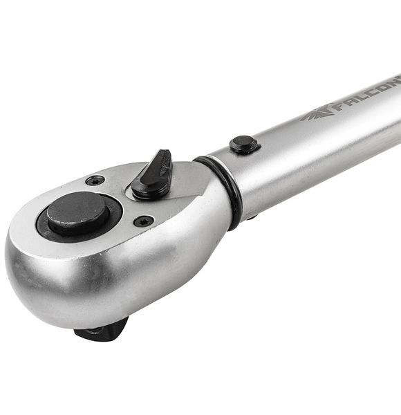 Динамометрический ключ 1/2&Prime; (60&ndash;330 Нм с фиксатором) CRV (стандарт ISO6789) двунаправляющее действие Falcon F07251 F07251 фото