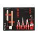 Шафа з інструментами на колесах (7 шухляд) 775 x 465 x 985 мм 190 елементів Yato YT-55306 YT-55306 фото 9