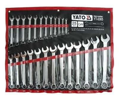 Набір ключів комбінованих 6-32 мм 25 шт. YATO YT-0365 YT-0365 фото