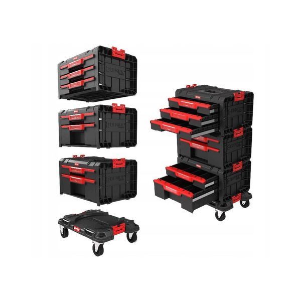 Набор ящиков PRO SET мобильный шкаф (Drawer Workshop) 525 x 345 x 885 мм QBRICK SYSTEM Z258117PG003 Z258117PG003 фото