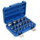 Набір головок 1/2" 12-гранних (8-32 мм) 19 шт. Kraft & Dele KD10347 KD10347 фото 3