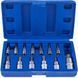 Набор бит TORX впресованных в головку 1/4&Prime;/ 3/8&Prime;/1/2&Prime; (Т8-Т70) 13 шт. Vorfal V08407 V08407 фото 1