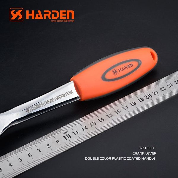 Тріскачка 1/2" вигнута, 72 зуба Harden Tools 535504 535504 фото