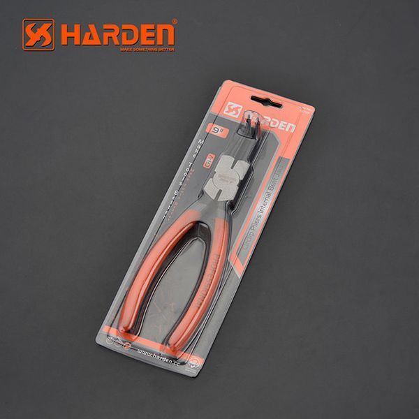 Щипці для стопорних кілець гнуті "на стиск" 13" Harden Tools 560521 560521 фото
