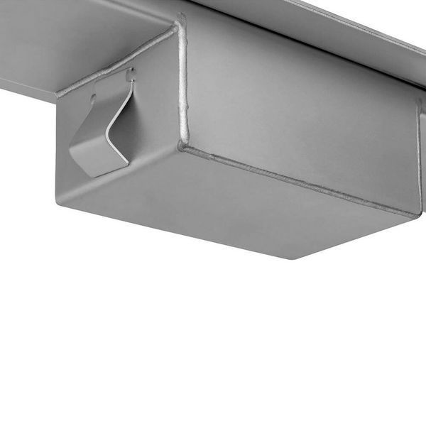 Трап напольный линейный из нержавеющей стали WET-DRY BLACK GLASS (80х 7х 2 см) сифон 52 мм FALA 71616 71616 фото