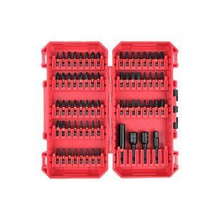 Набір ударних біт PH/ PZ/ Torx/ SL/ HEX з магнітними тримачами та хвостовиком 1/4" (68 предметів) Yato YT-78077 YT-78077 фото