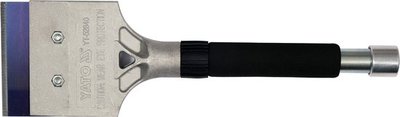 Скребок для пола L = 350 мм (2-стор. стальное лезвие шириной 10 см) с ударной ручкой Yato YT-52840 YT-52840 фото