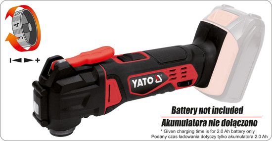 Многофункциональный аккумуляторный инструмент без аккумулятора и зарядного устройства YATO YT-82819 YT-82819 фото