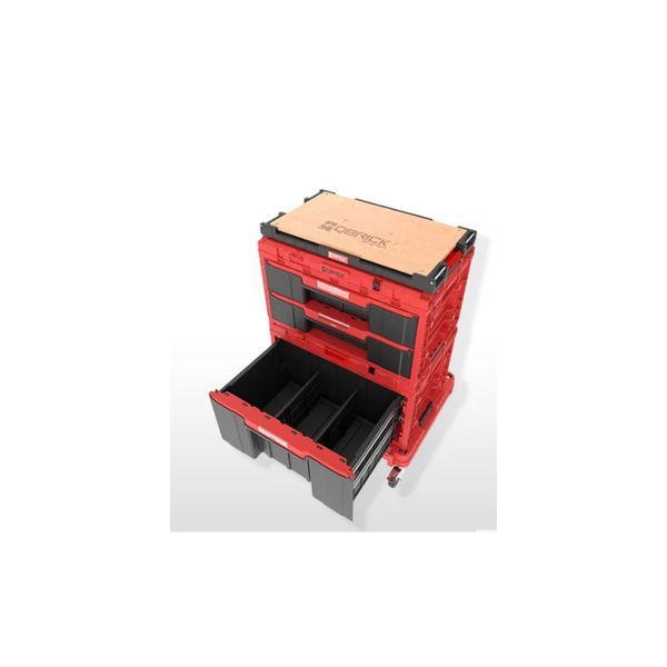 Набор ящиков ONE WORKSHOP DRAWERS SET 7 RED ULTRA HD CUSTOM (780х540х650мм) (5901238262480) QBRICK SYSTEM Z262480PG003 Z262480PG003 фото