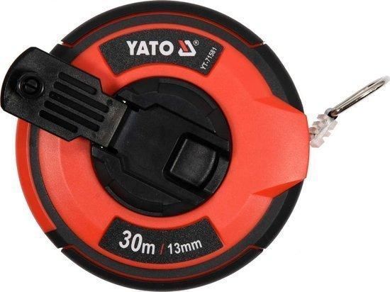 Рулетка сталева з нейлоновим покриттям 30 м Х 13 мм YATO YT-71581 YT-71581 фото