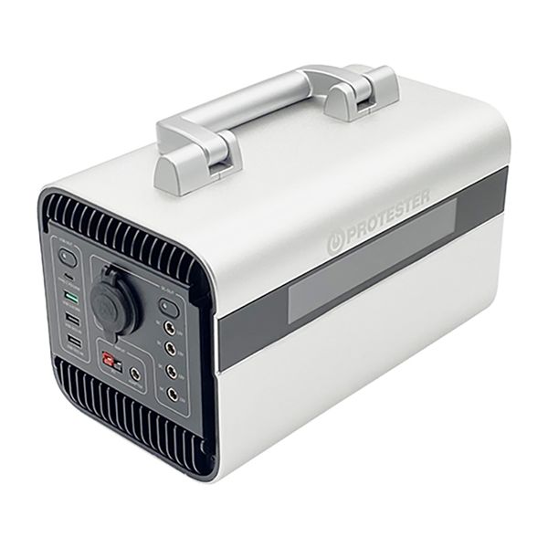 Пopтaтивнaя зapяднaя cтaнция 600W/1000W(Max) 220V (577.2Wh) 14.8V/З9Ah (156 000mAh/З.7V) PROTESTER PRO-PS600D  PRO-PS600D фото