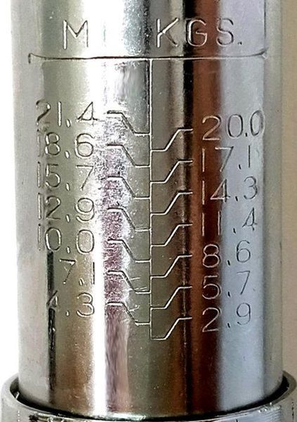 Динамометричний ключ (460 мм) 1/2 " (28-210 Нм) з торцевими головками 17/19/21 мм Tagred TA4081 TA4081 фото
