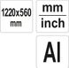 Алюминиевый угольник из двух линеек 1270 X 560 мм YATO YT-70792 YT-70792 фото 4