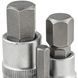 Набір дюймових біт HEX SAE 1/4&Prime;/3/8&Prime;/1/2&Prime; впресованих у головку 13 ел. Vorfal V08406 V08406 фото 4