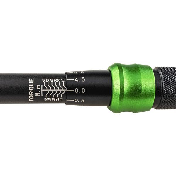 Ключ динамометричний 1/2&Prime; в кейсі (10&ndash;60 Нм) CRV ISO 6789 (фіксатор) для роботи в обидві сторони Falcon F07211 F07211 фото