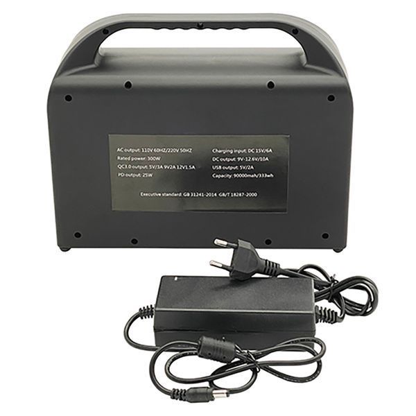 Пopтaтивнaя зapяднaя cтaнция З00W/600W(Max) 220V (299.7Wh) 11.1V/27Ah (81 000mAh/З.7V) PROTESTER PRO-PSЗ00E PRO-PS300E фото