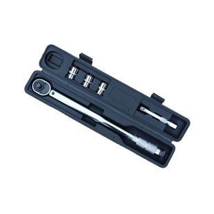 Динамометрический ключ 1/2" (28-210 Нм) + головки 17/19/21 мм + удлинитель Kraft & Dele KD10394 KD10394 фото
