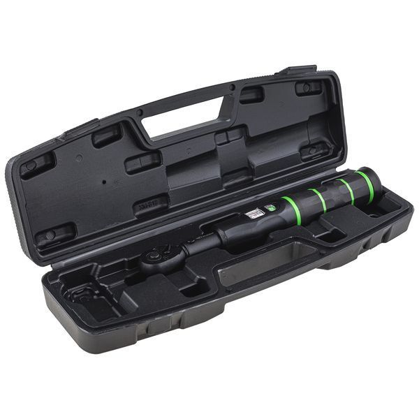 Ключ динамометричний в кейсі 1/4&Prime; (1&ndash;25 Нм) CRV (ISO 6789) з фіксацією (правий/лівий хід) Falcon F07201 F07201 фото