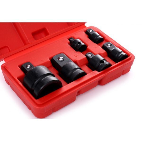 Набір ударних перехідників 1/4" / 3/8" / 1/2" / 3/4" (25-50 мм) 6 од. Kraft & Dele KD10524 KD10524 фото