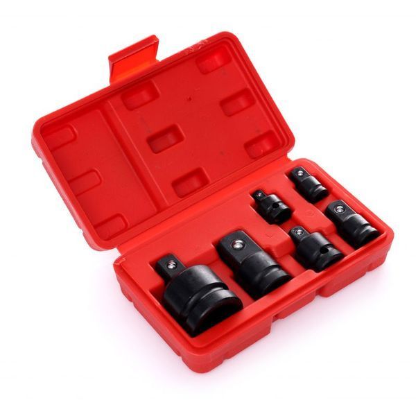 Набір ударних перехідників 1/4" / 3/8" / 1/2" / 3/4" (25-50 мм) 6 од. Kraft & Dele KD10524 KD10524 фото