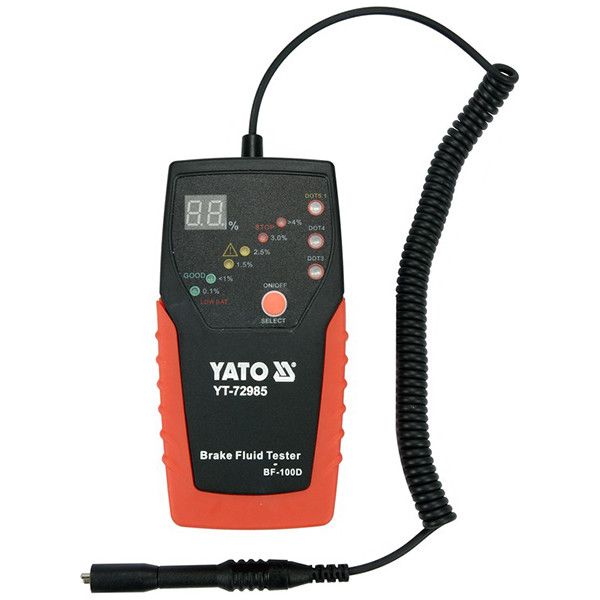 Тестер тормозной жидкости 180 см с 6 диодными индикаторами и звуковым сигналом Yato YT-72985 YT-72985 фото