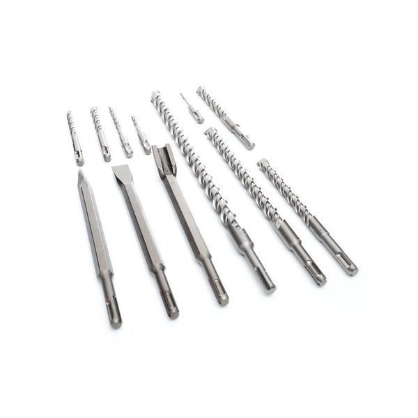 Набор из 9 сверл по бетону + 3 зубила SDS PLUS 12 ед. Kraft & Dele KD10206 KD10206 фото