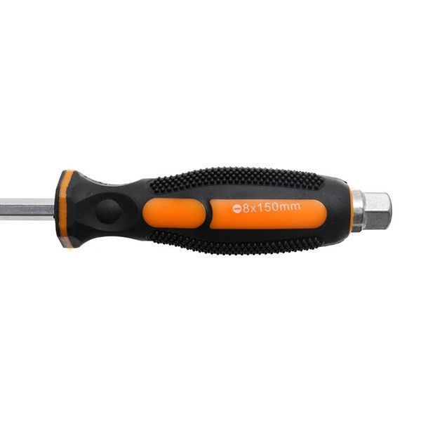 Набор ударных отверток CrV (Phillips+Slotted) 12 шт. в кейсе Kraft & Dele KD10284 KD10284 фото