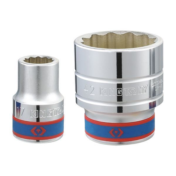 Набор головок 3/4" 6гр 14 ед. (22-50мм) с дисковой трещоткой King Tony 6314MR01 6314MR01 фото