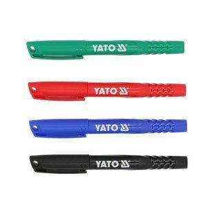 Маркери технічні 36 шт. синій/ червоний/ чорний і зелений Yato YT-69310 YT-69310 фото