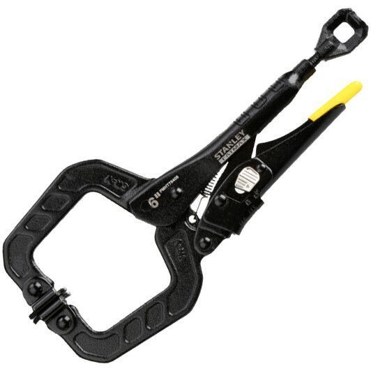 Кліщі затискні FATMAX з фіксатором і С-образними губками l=150 мм STANLEY FMHT0-75408 FMHT0-75408 фото
