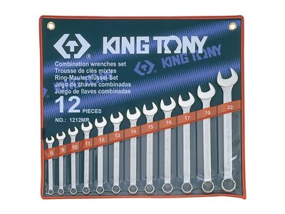 Набір ключів рожково-накидних 12 од. King Tony 1212MR 1212MR фото
