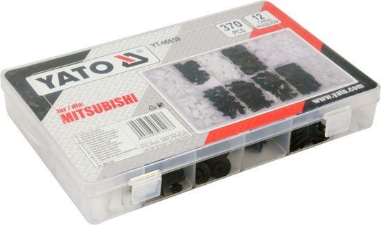 Набір автомобільного кріплення для MITSUBISHI 370 шт. YATO YT-06659 YT-06659 фото