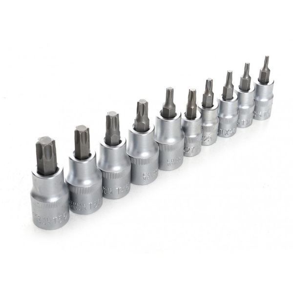 Набір біт/насадок та торцевих головок Torx 30шт. Kraft & Dele KD10242 KD10242 фото