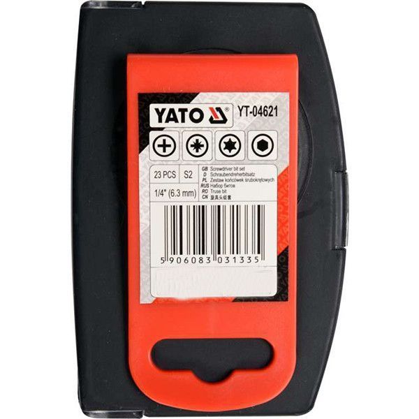 Набор бит ударных 1/4" 23ед. Yato YT-04621 YT-04621 фото