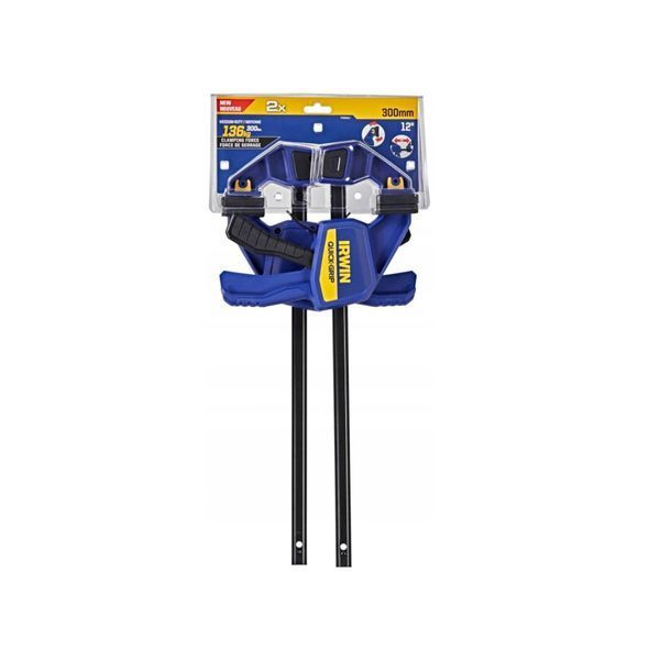 Струбцина швидкозатискна Quick Grip 300 мм загального призначення (2 шт.) IRWIN T5122QCEL7 T5122QCEL7 фото