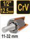 Головка торцевая универсальная 1/2" 11-32 Х 85 мм Vorel 53003 53003 фото 3