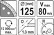 Диск відрізний алмазний по гресу/кераміці "TURBO" 125x1.3x10x22.2мм YATO YT-59982 YT-59982 фото 2