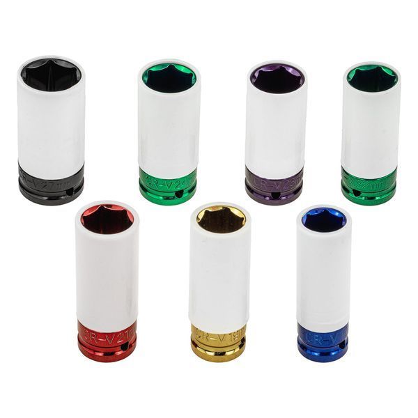 Набор ударных головок для алюминиевых дисков 1/2" (17&ndash;27 мм) Falcon F08034 F08034 фото