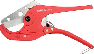 Ножиці для різання пластикових труб до 63мм YATO YT-22312 YT-22312 фото