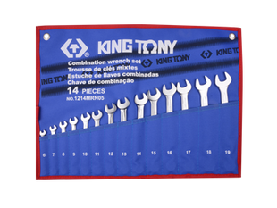 Набор ключей комби 14шт. (6-19мм) King Tony 1214MRN05 1214MRN05 фото