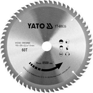 Диск пильний по дереву 90 X 20 X 2.2 X 1.5 мм YATO YT-60636 YT-60636 фото