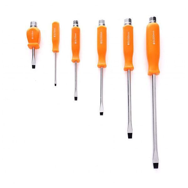 Набор отверток ударных CrV (Phillips+Slotted) 12 шт. в кейсе Kraft & Dele KD10946 KD10946 фото