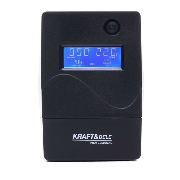 Джерело безперебійного живлення UPS 1000VA LCD РК-дисплеєм Kraft & Dele KD1928 KD1928 фото